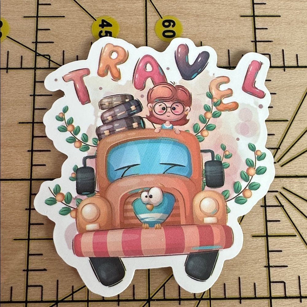 💜13/$13 +Bundle Sticker Sale | Travel Sunshine Go Outside Waterproof Sticker